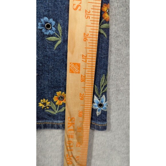 Driftwood Women Jeans Size 4x31 NWT Kelly Floral Embroidered Beaded Boot Hi Rise - Picture 10 of 12